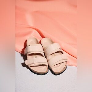 New Birkenstock Anthropologie Uji Nubuck Sandals sz 9/40